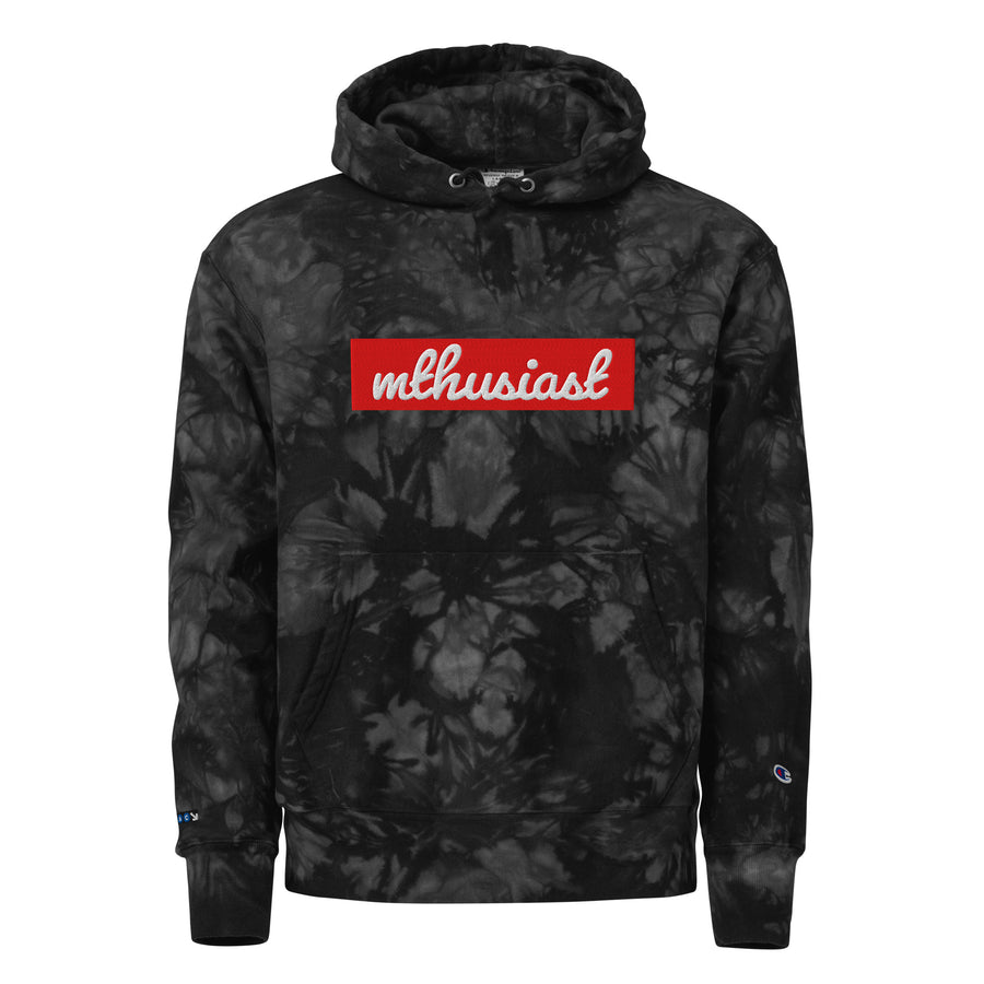 Mthusiast Slap Unisex Champion tie-dye hoodie