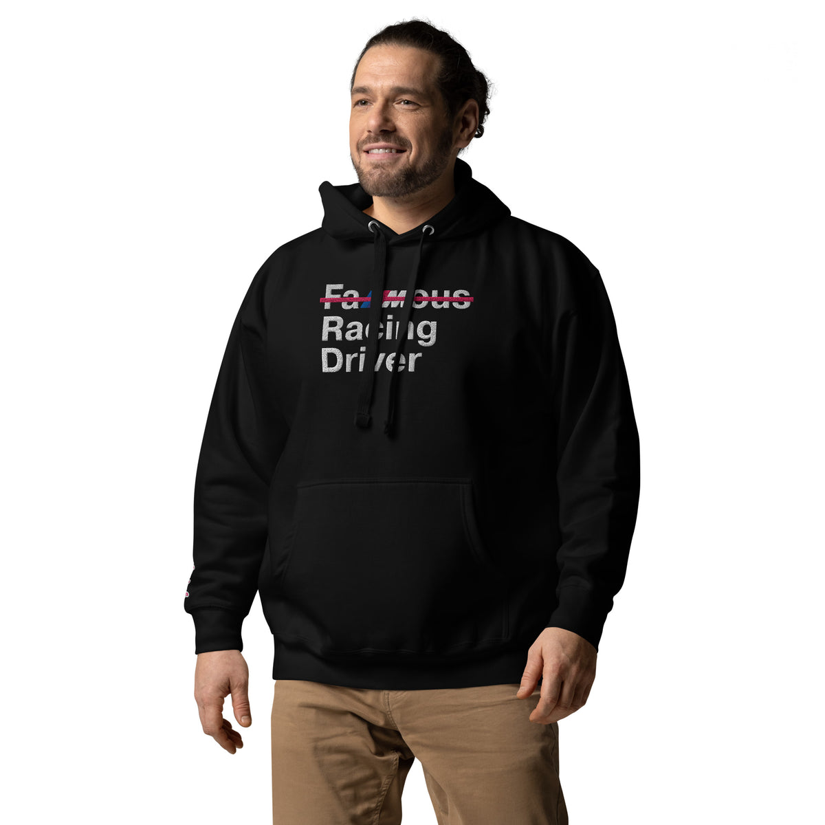 Not Famous Unisex Embroidered Hoodie